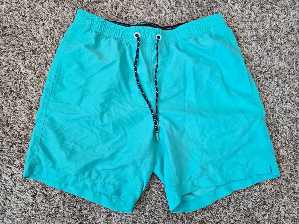 Maamgic Aqua Mens Swim Trunks Quick Dry Mesh Lined Beach Shorts Size M Summer